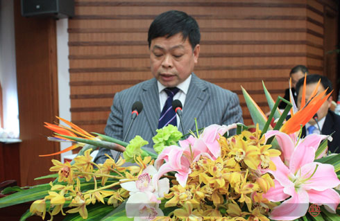 葉際宣出席縣工商聯(lián)第十次會(huì)員大會(huì)