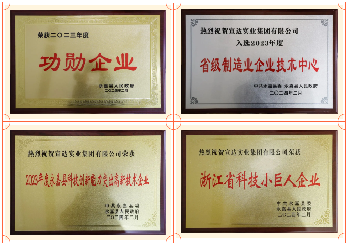 載譽(yù)啟程！宣達(dá)新春喜提四項(xiàng)榮譽(yù)，“龘”響開門紅！